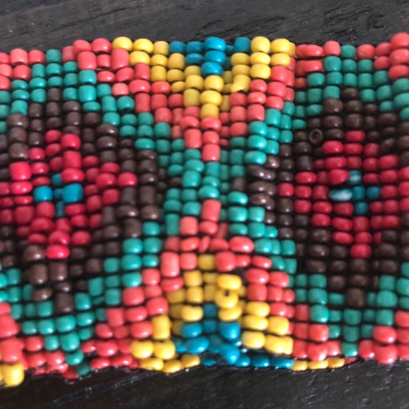 Beaded Colorful Aztec Bracelet - Picture 4 of 6